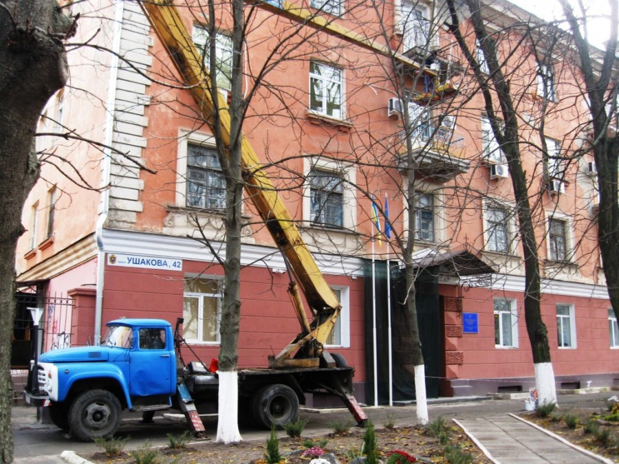 В центре Херсона частично прекратили 