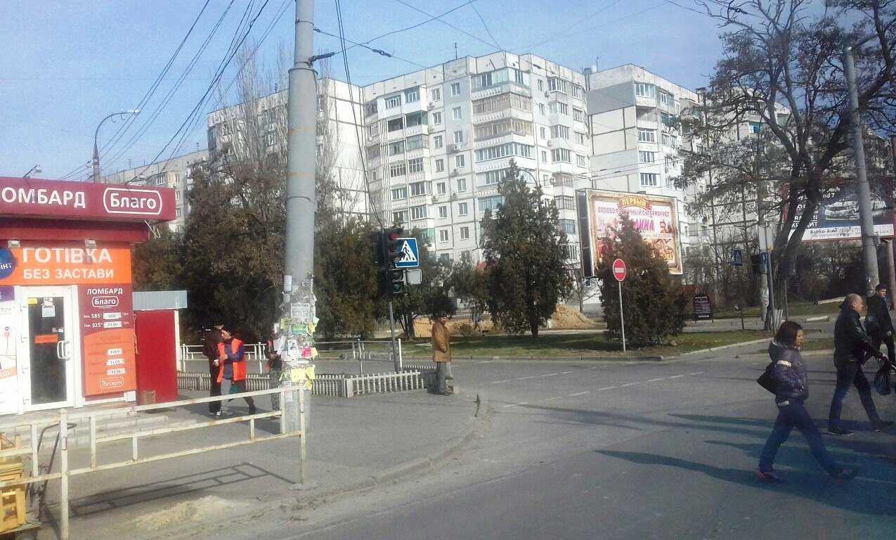 В Херсоне на ул. Комкова начались 