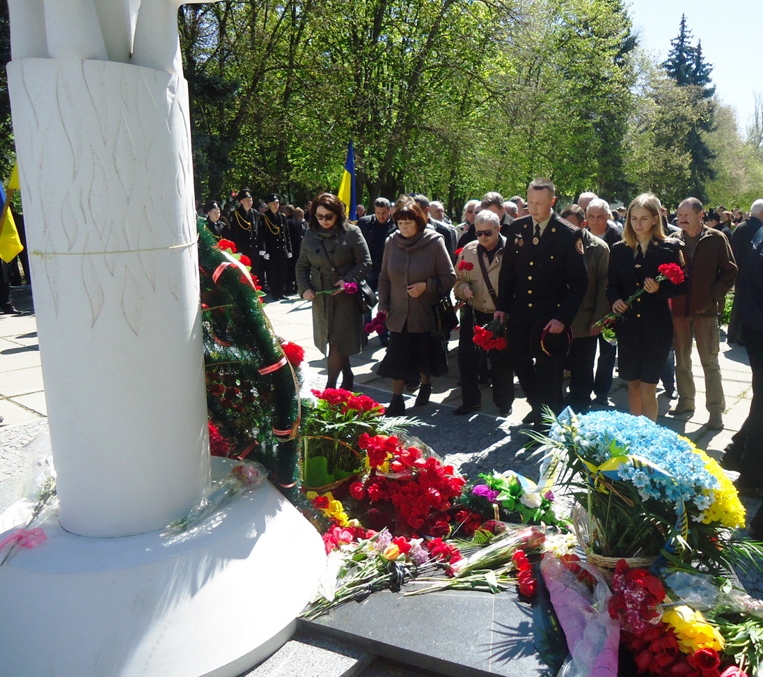 Херсонские спасатели и полицейские помнят Чернобыль