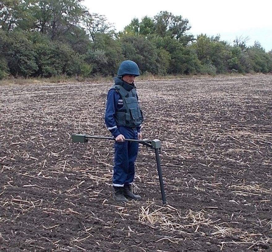 У різних частинах Херсонщини за один деть знайдено два боєприпаси