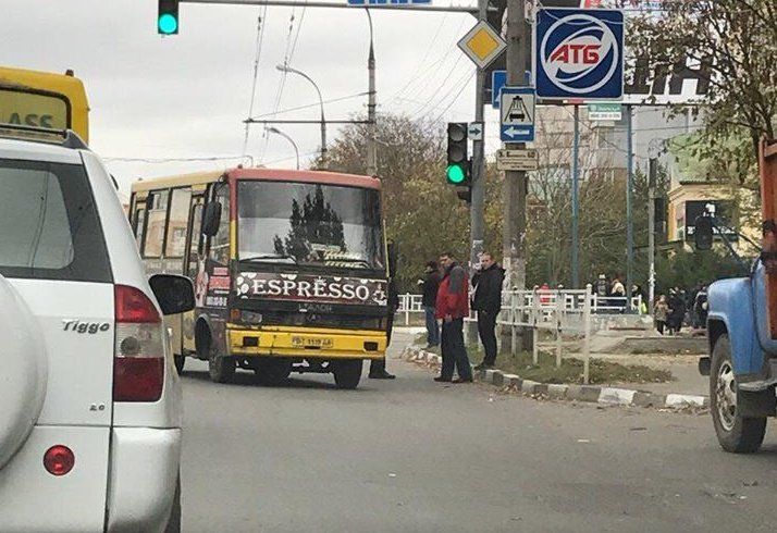 Маршрутка попала в ДТП