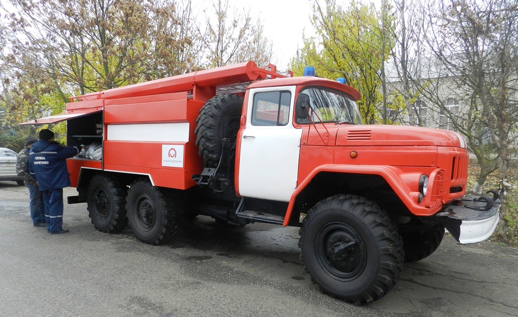 На Херсонщину прибув польський пожежний автомобіль