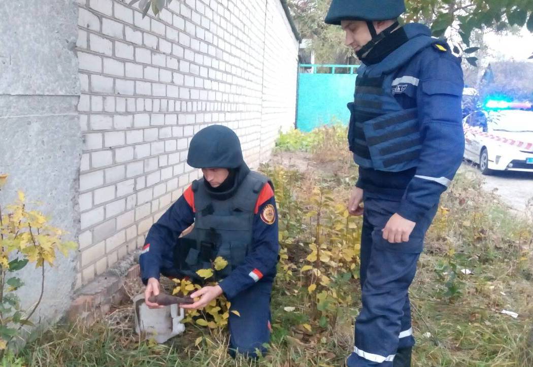 В приватному секторі Херсона знайшли мінометну міну