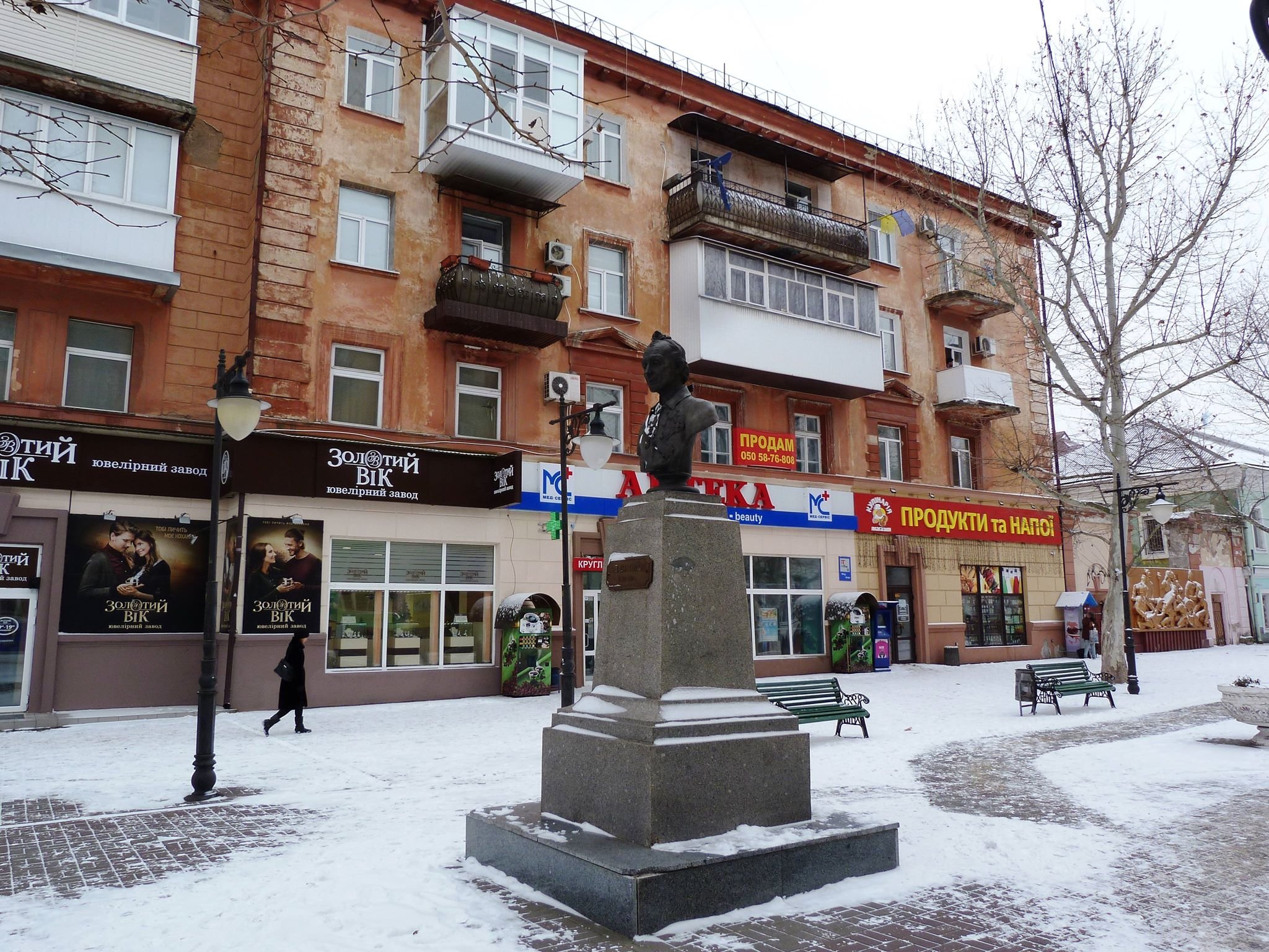 В Херсоне настал настоящий январь (фотофакт)