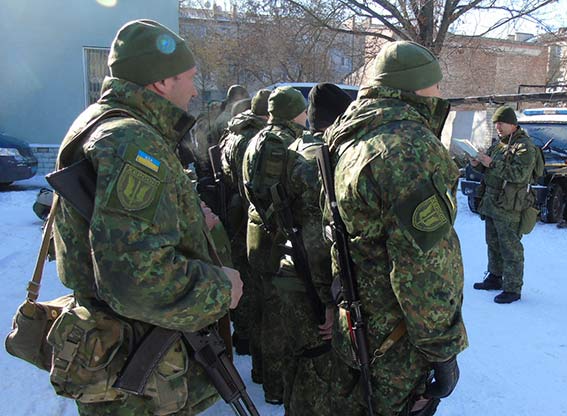 Двадцять бійців з Херсона відправилися на схід України