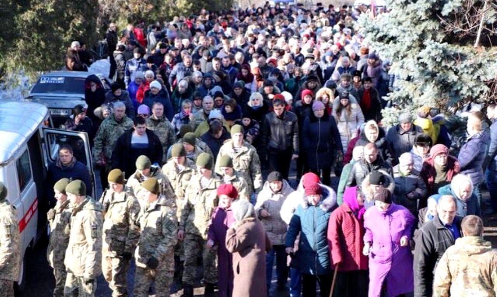 Прощання з загиблим героєм Херсонщини провів новий архієпископ УПЦ КП Климент