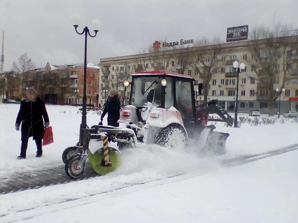 В Херсоне снегоуборочная техника есть – доказано площадью Свободы (фотофакт)