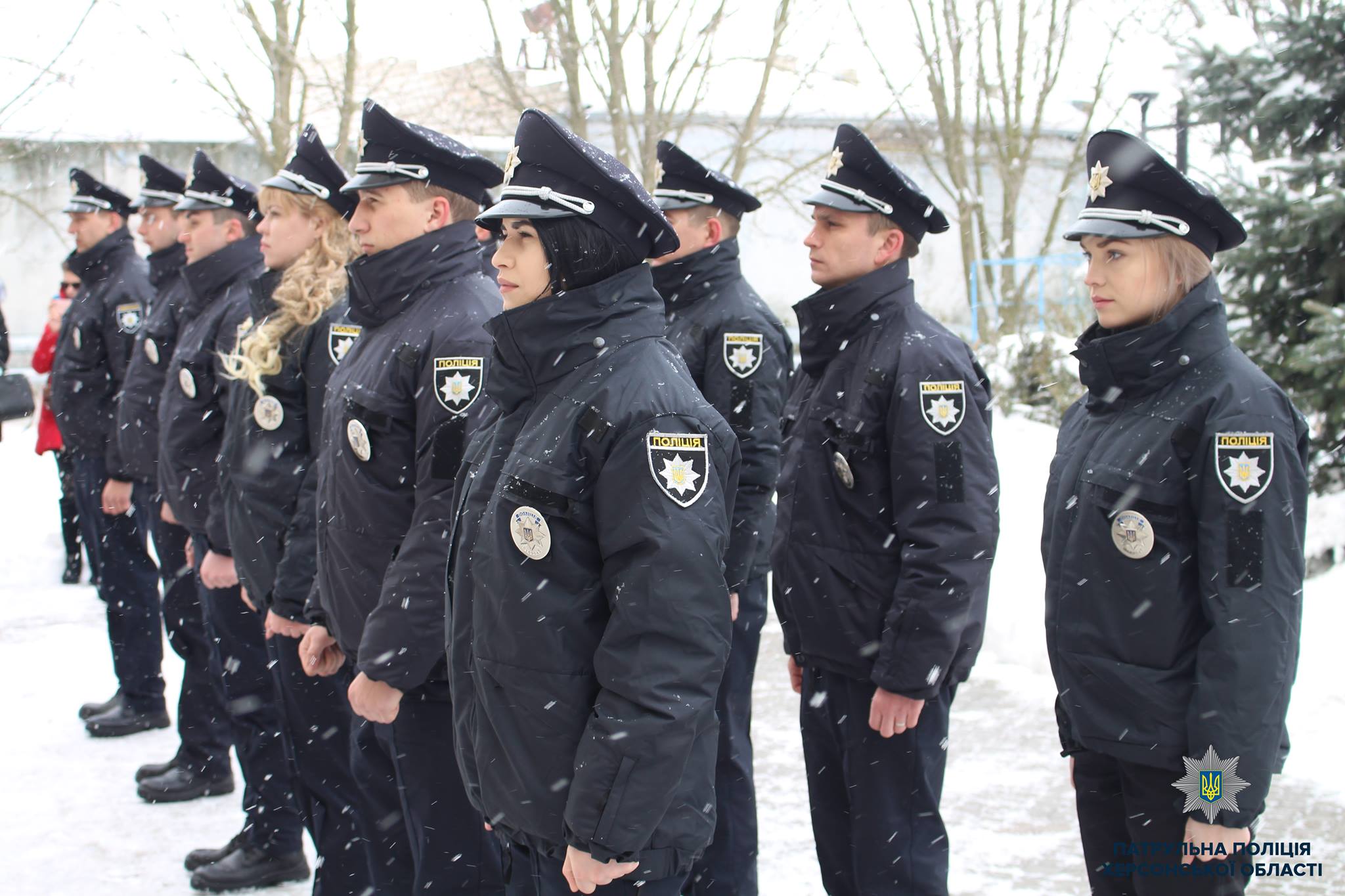 Загін патрульної поліції Херсона цього тижня поповнився 12 новобранцями