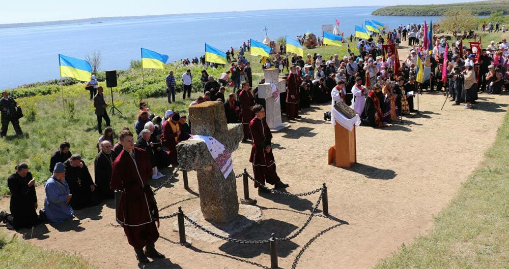 На Кам'янській січі помолилися за мир в Україні