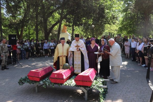 На Херсонщині відбулось перепоховання солдатів часів Другої світової війни