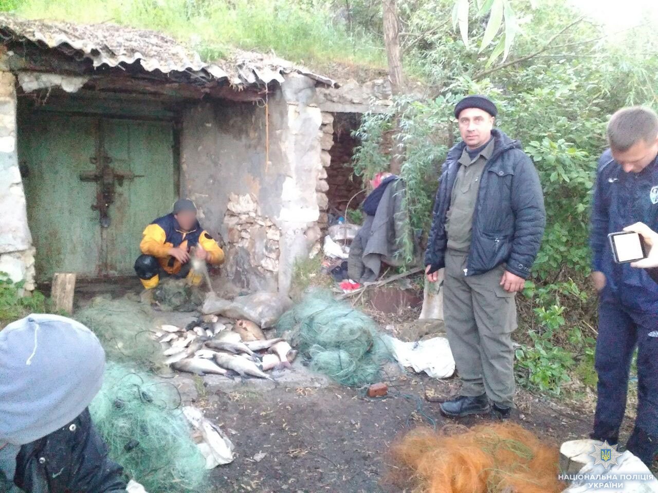 Нововоронцовські поліцейські викрили трьох браконьєрів з незаконним уловом на 10 тисяч гривень