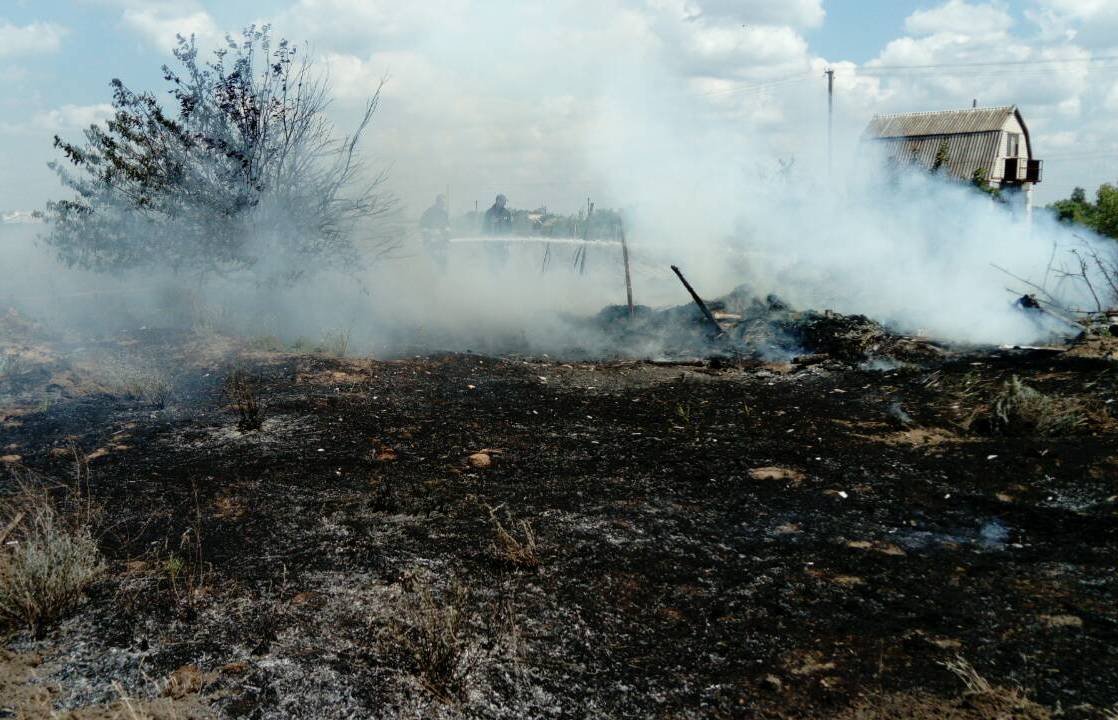 На Херсонщині ліквідовано 2 пожежі на відкритих територіях