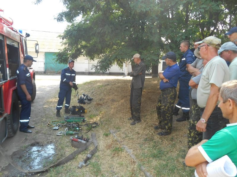 Рятувальники провели обслуговування на Чаплинському комбікормовому заводі