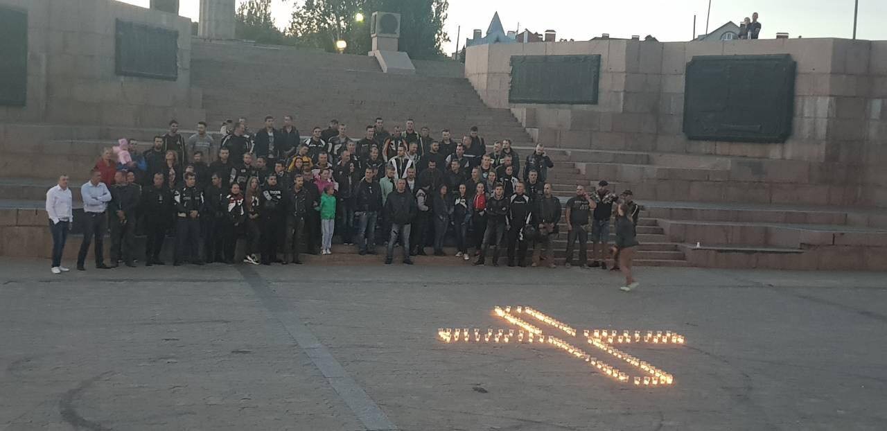 Херсонские байкеры почтили память своих погибших товарищей (ФОТО)