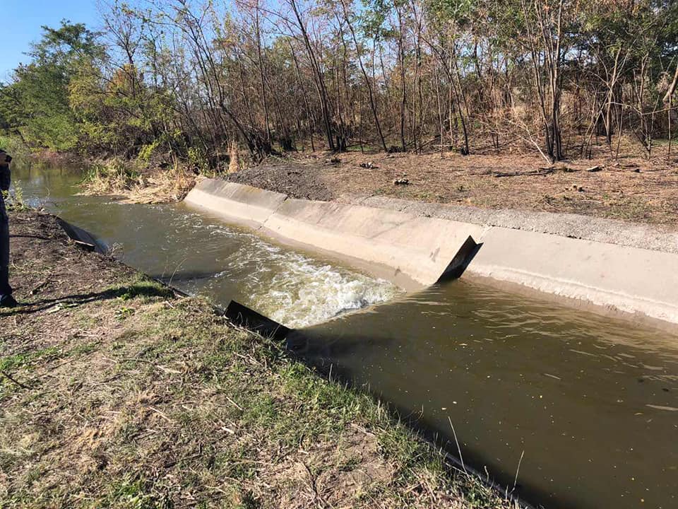 Заповнення водою балки Великі Сірогози нарешті стартувало! (ФОТО)