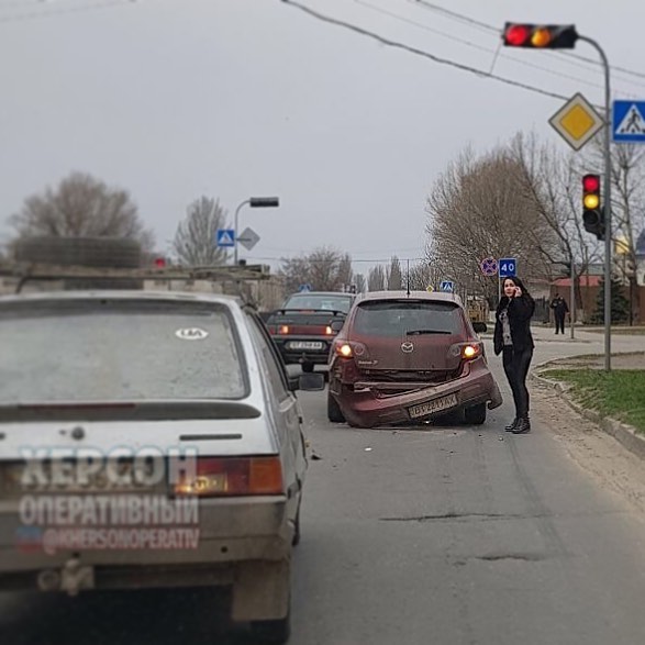 И этот скрылся с места происшествия - в Херсоне снова ДТП