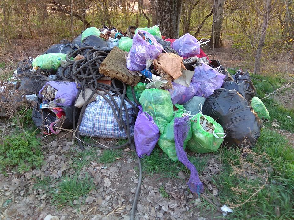 С таким менталитетом нам еще долго жить в мусоре - вывод херсонца после субботника в парке 