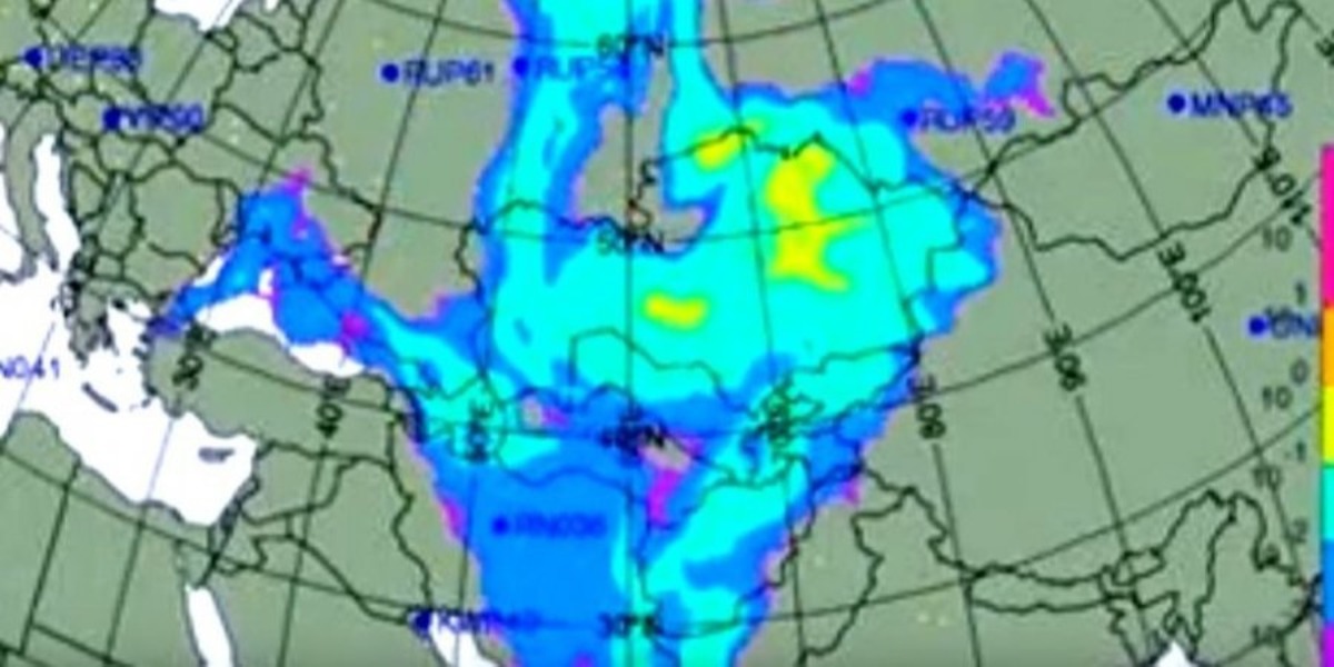 Над Херсонщиною декілька днів перебувала радіоактивна хмара через вибух ракети у Росії