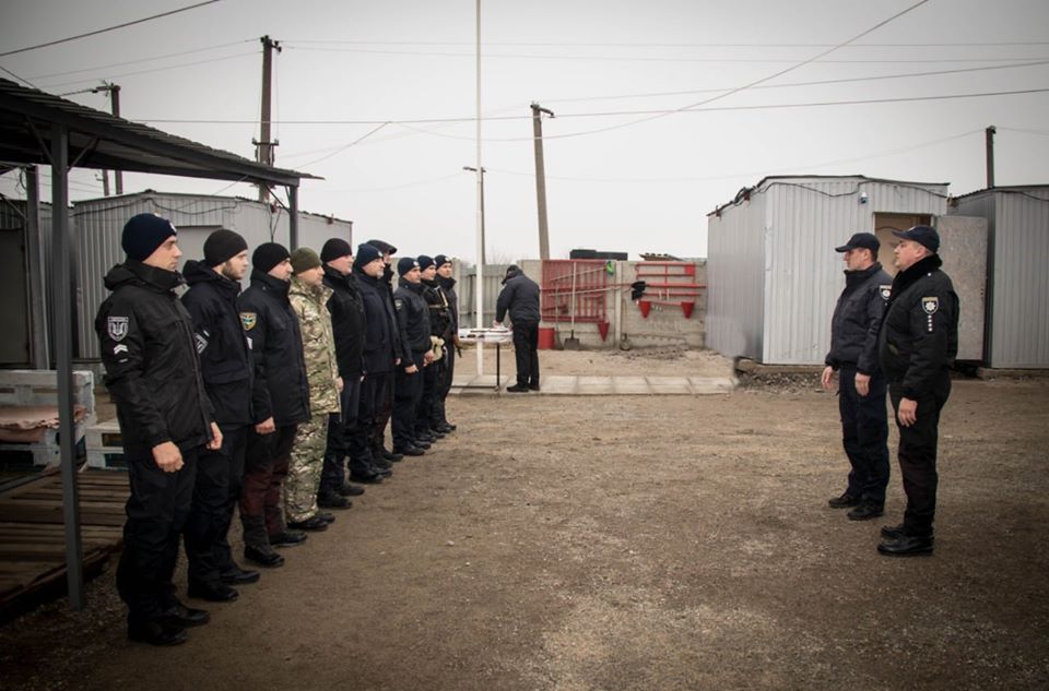 Очільник поліції Херсонщини Олександр Прокудін відвідав поліцейських, які несуть службу на Сході України