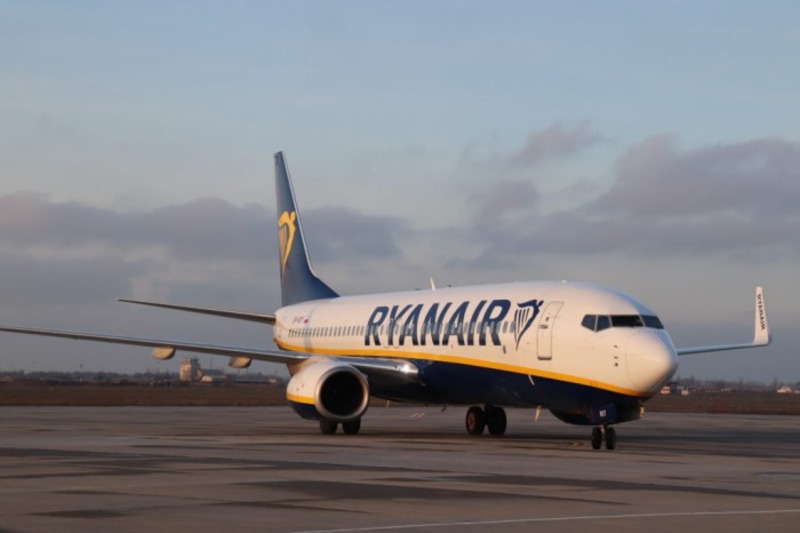 Первый рейс в Херсон из Катовице выполнил Ryanair