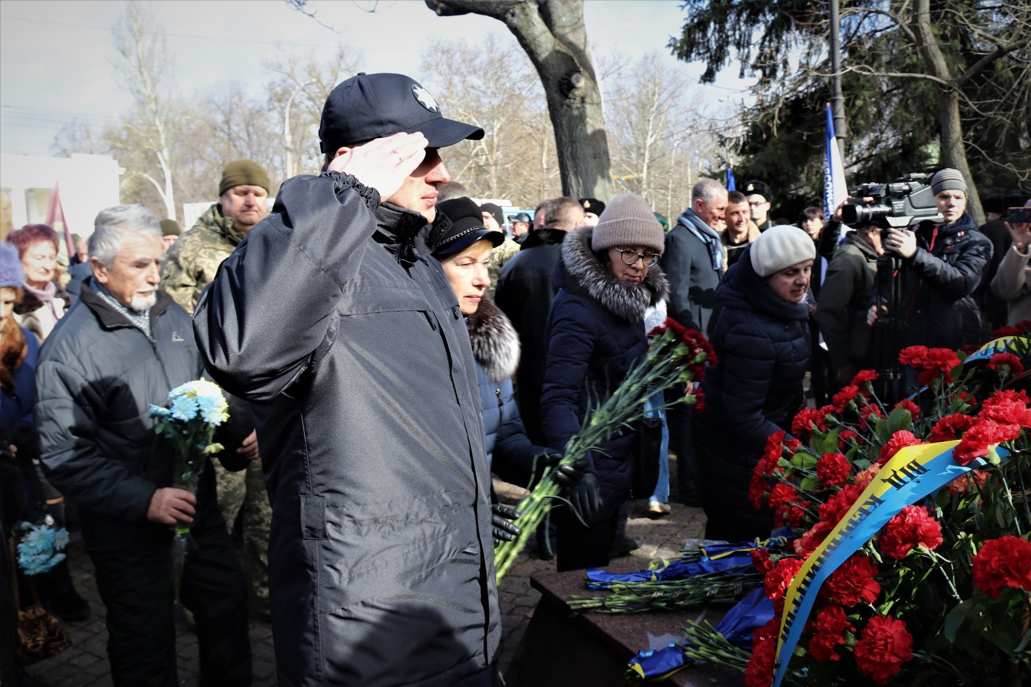 Херсонські правоохоронці-ветерани згадали Афганську війну та бойових товаришів, яких вже немає