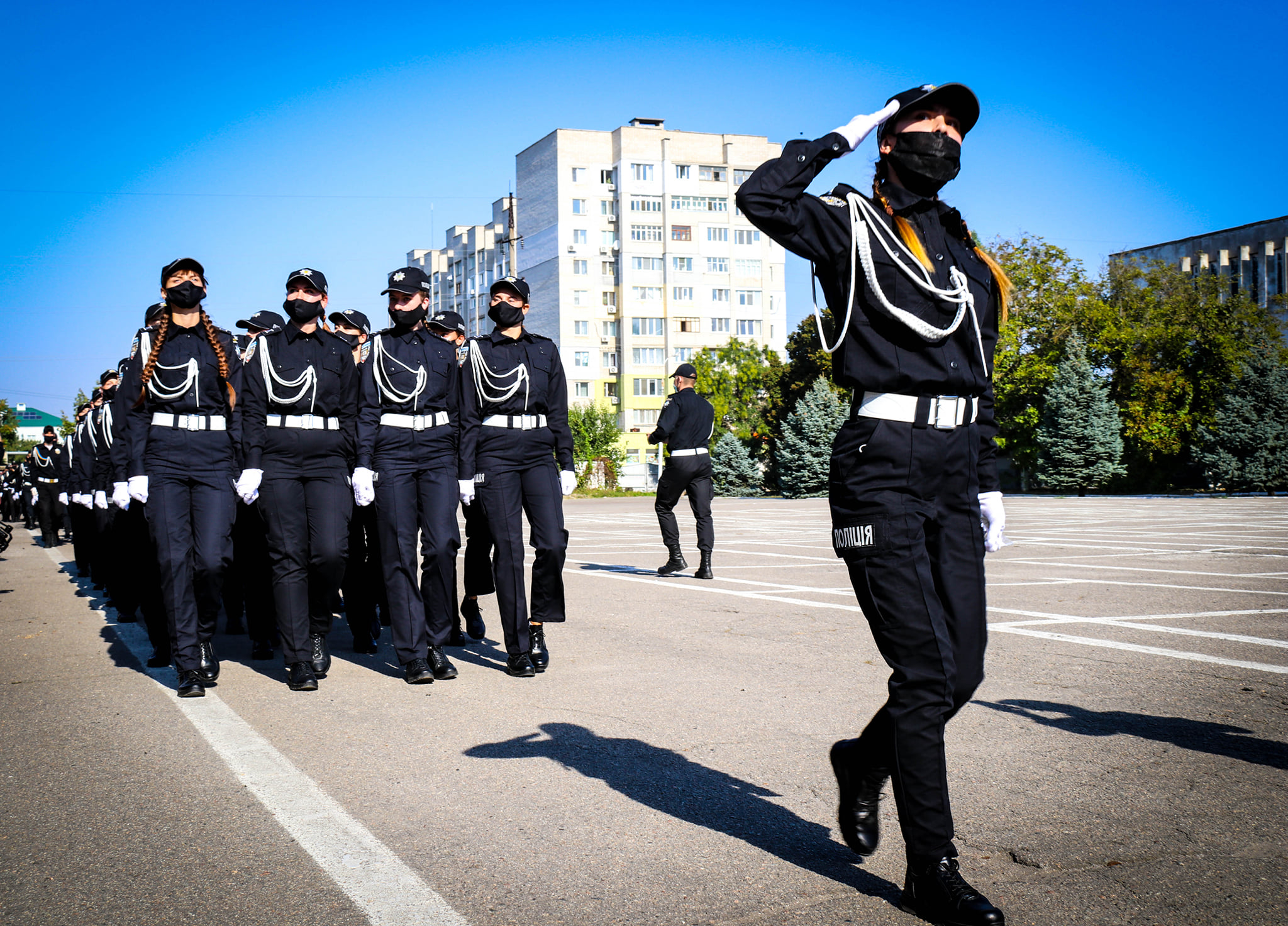 В Херсоні майбутні поліцейські присягнули на вірність українському народові