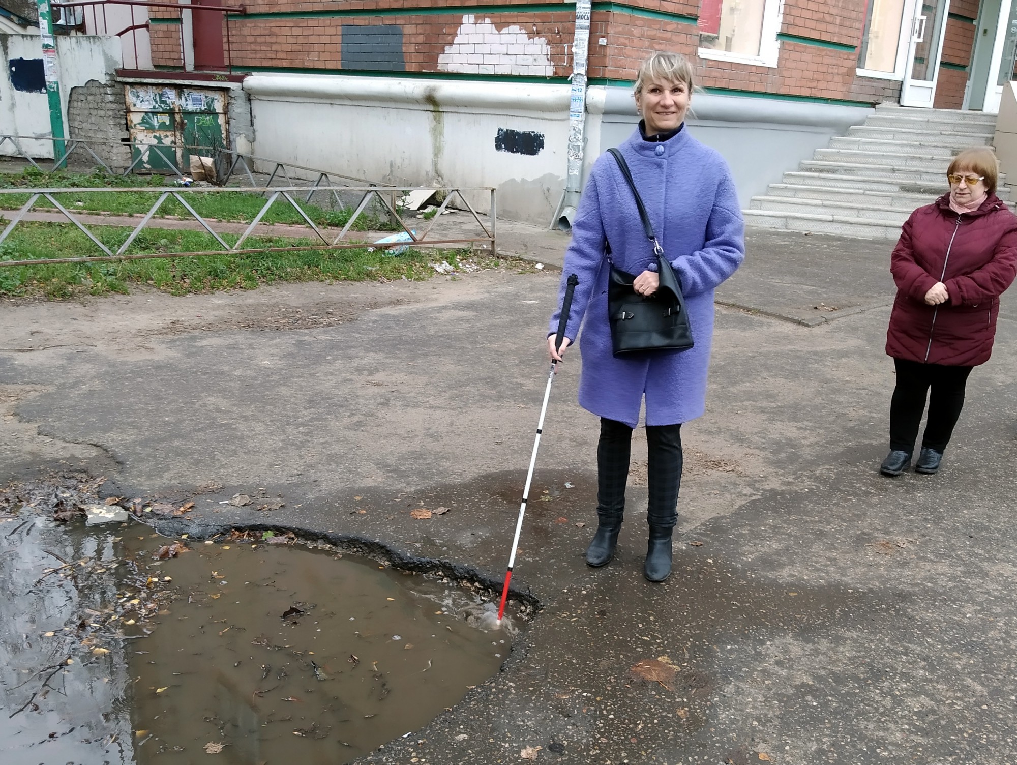 Херсон недоступен и неудобен для слабовидящих и незрячих жителей