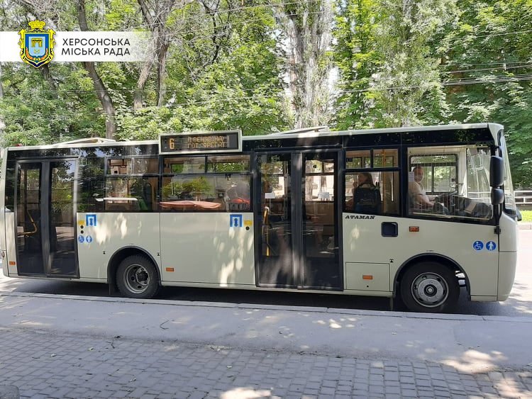 У Херсоні відзавтра на маршрут №6 вийдуть нові автобуси