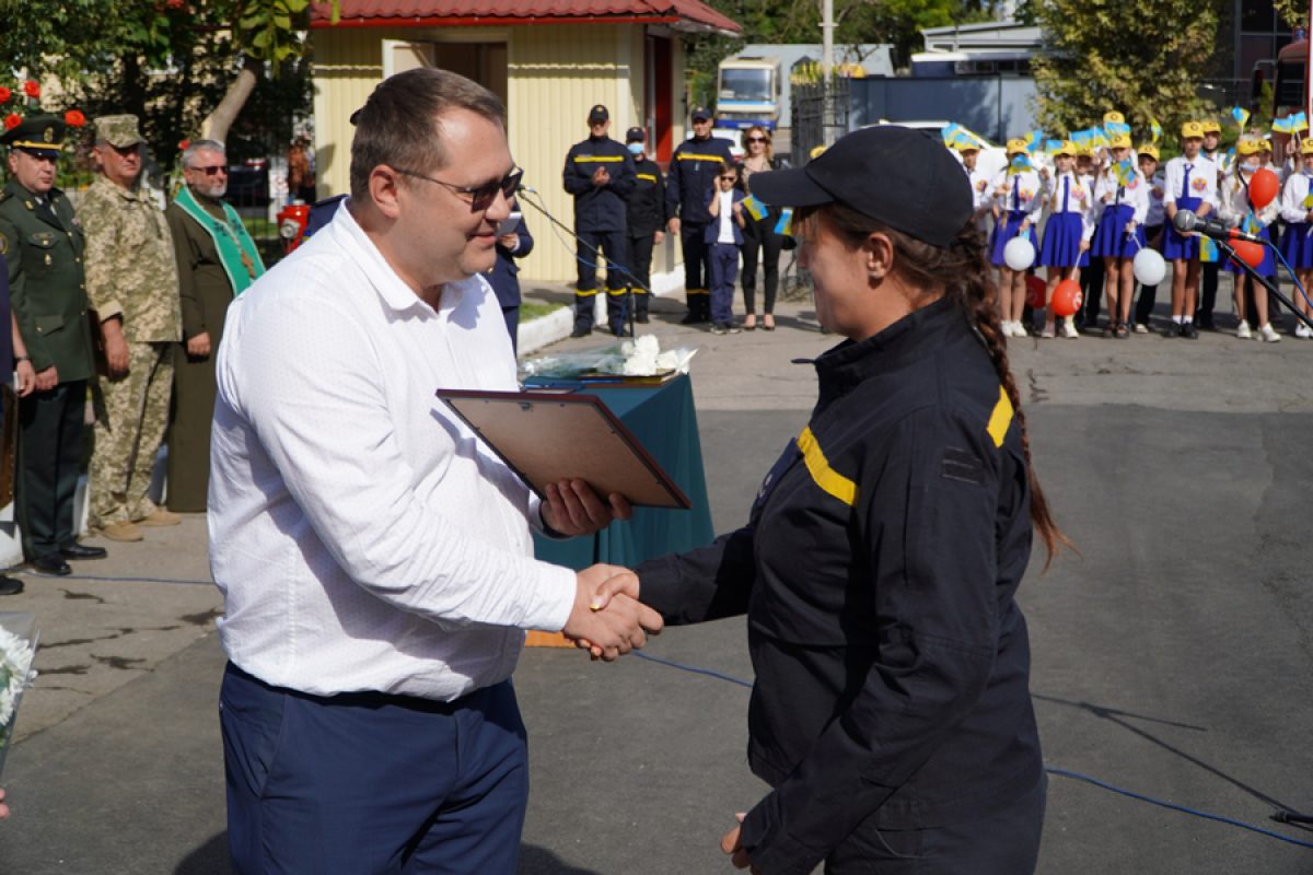 Юрій Соболевський привітав рятівників з професійним святом