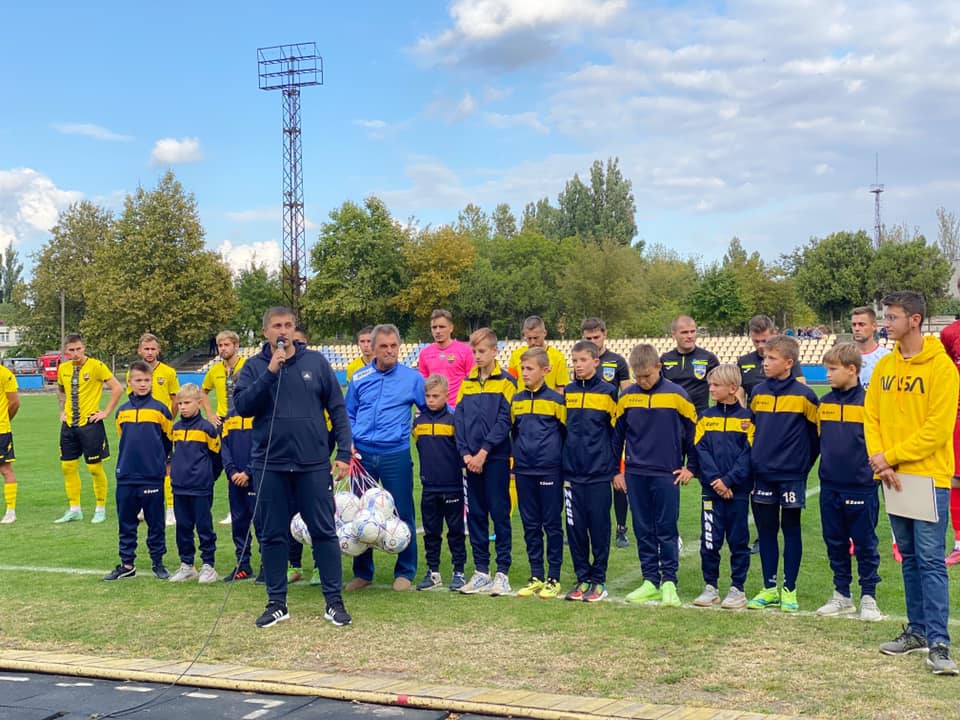 Сергій Козир підтримав новокаховських футболістів «Енергії» у матчі з миколаївцями