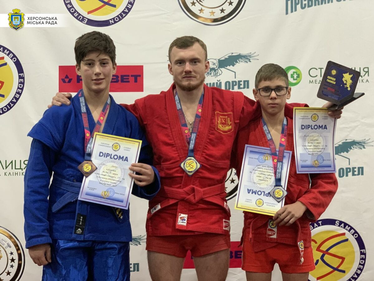 Херсонські самбісти стали переможцями Чемпіонату Європи