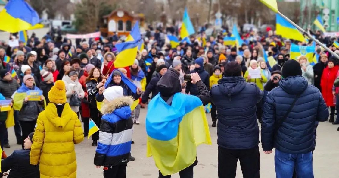 Акції протесту проти окупації охопили сьогодні всю Херсонщину