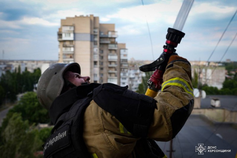 Пожежа в багатоповерховому будинку