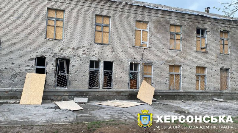 Сьогодні Дніпровський район Херсона був двічі під обстрілом