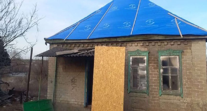 У Дар’ївській громаді відновлюють людям житло