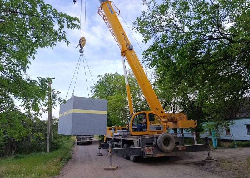 В одній з громад області встановили мобільні укриття