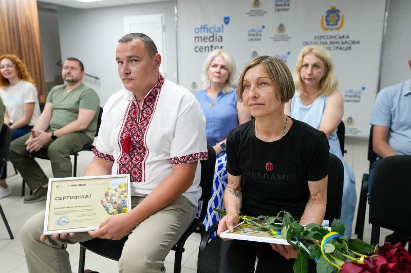 Ветерани з Херсонщини отримали житлові сертифікати