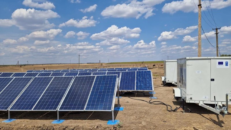 У Бериславській громаді свердловину під'єднали до сонячної підстанції