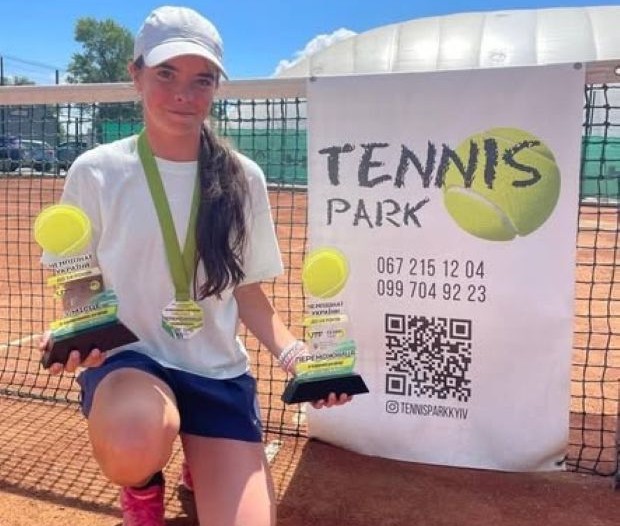 Херсонська спортсменка стала чемпіонкою України з тенісу