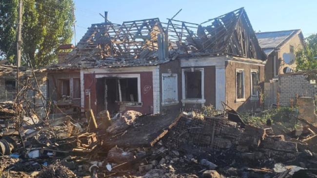 Опівночі ударні БпЛА ворога атакували житловий квартал Херсона