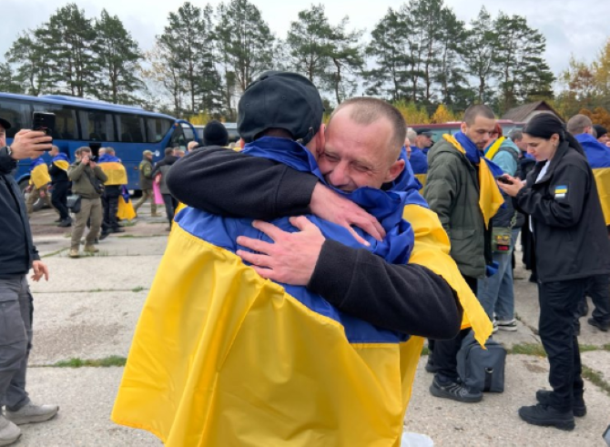 Шістнадцять воїнів із Херсонщини повернулися з російського полону